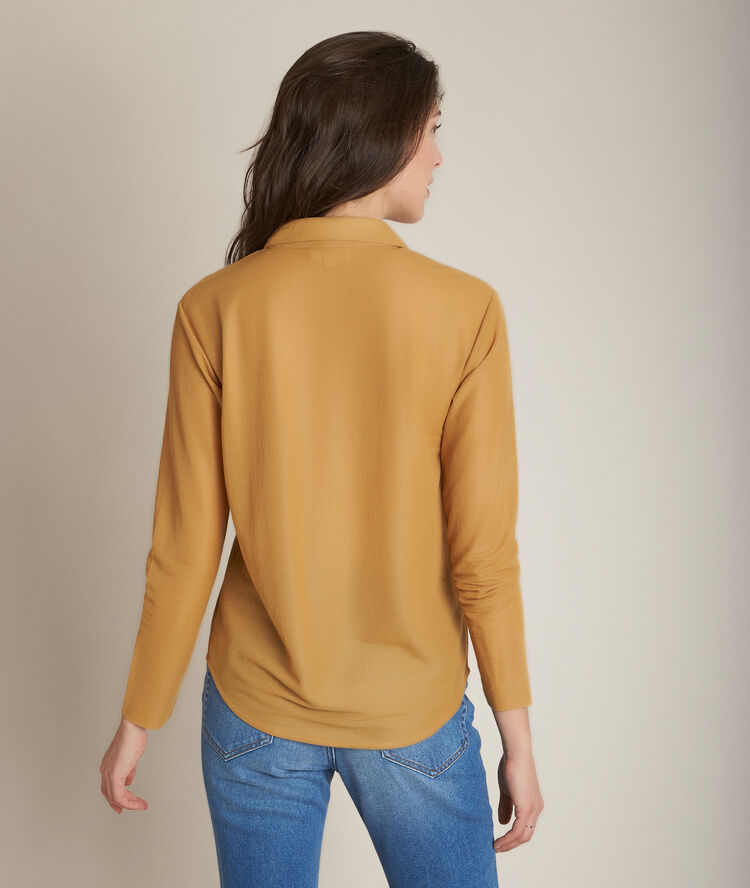 Tee-shirt ocre riva craie.