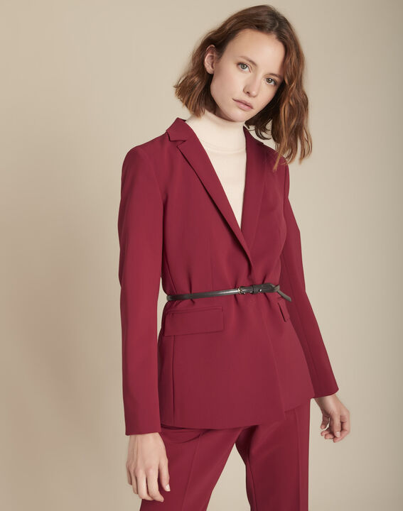 Veste en microfibre ceinturée Bongo | 1-2-3 Veste en microfibre ceinturée Bongo PhotoZ | 1-2-3