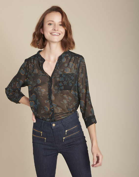 Blouse imprimé fleuri Magane | 1-2-3 Blouse imprimé fleuri Magane PhotoZ | 1-2-3
