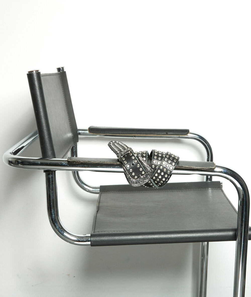 Ceinture clout&eacute;e noire sharleen noir.