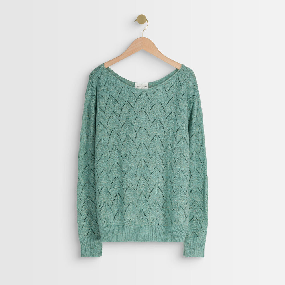 Pull jade ajouré agathe jade.