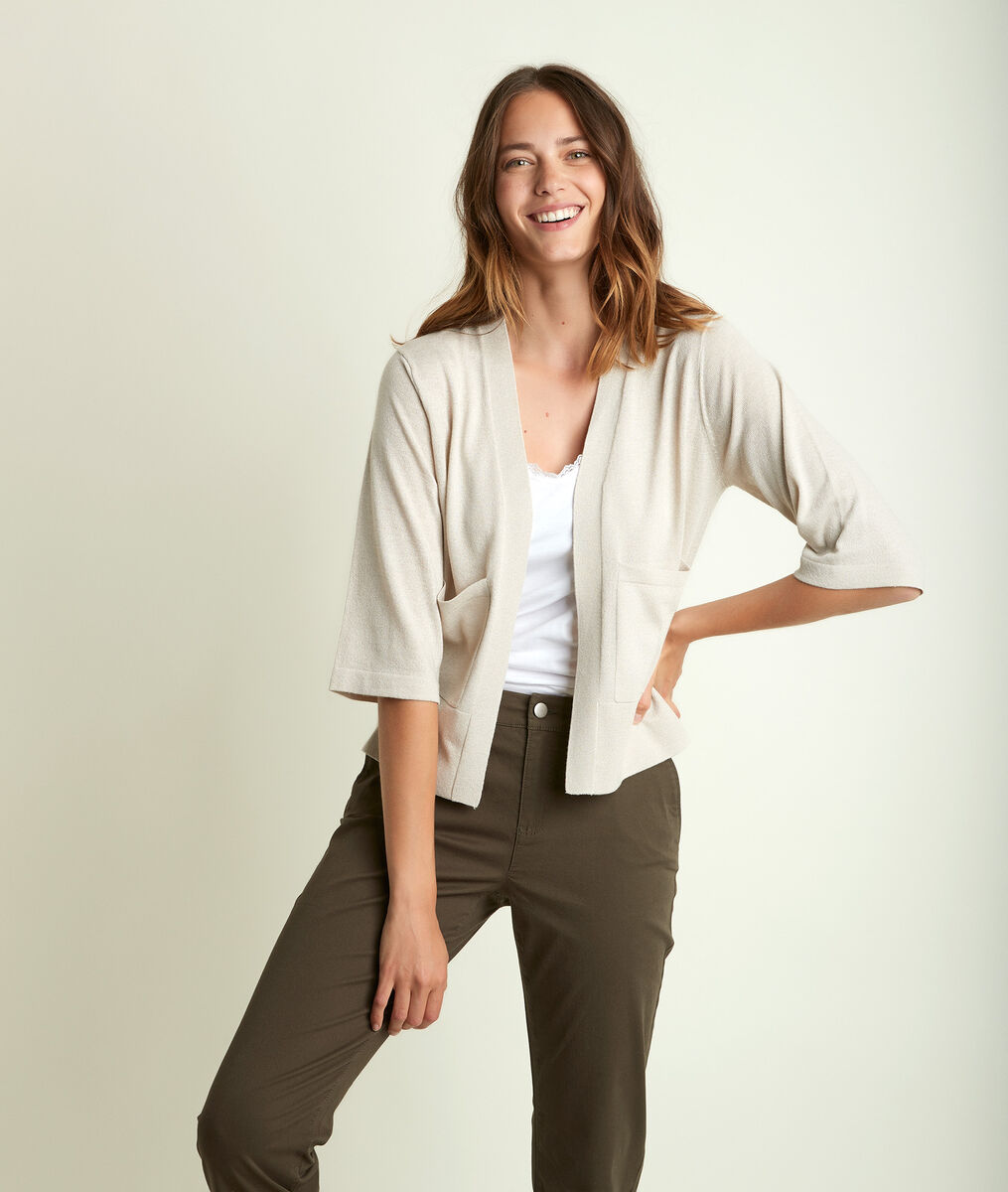 Gilet court brillant Reine | 1-2-3 Gilet court brillant Reine PhotoZ | 1-2-3