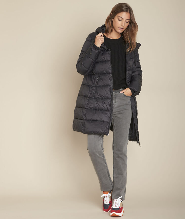 Zwart donsjack sorona&reg; dupont&trade; lena noir.