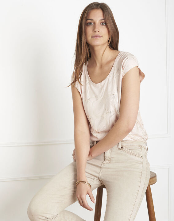 Tee-shirt rose imprimé brillant Party | 1-2-3 Tee-shirt rose imprimé brillant Party PhotoZ | 1-2-3