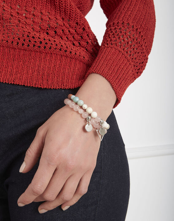 Bracelet perles quartz Amour | 1-2-3 Bracelet perles quartz Amour PhotoZ | 1-2-3