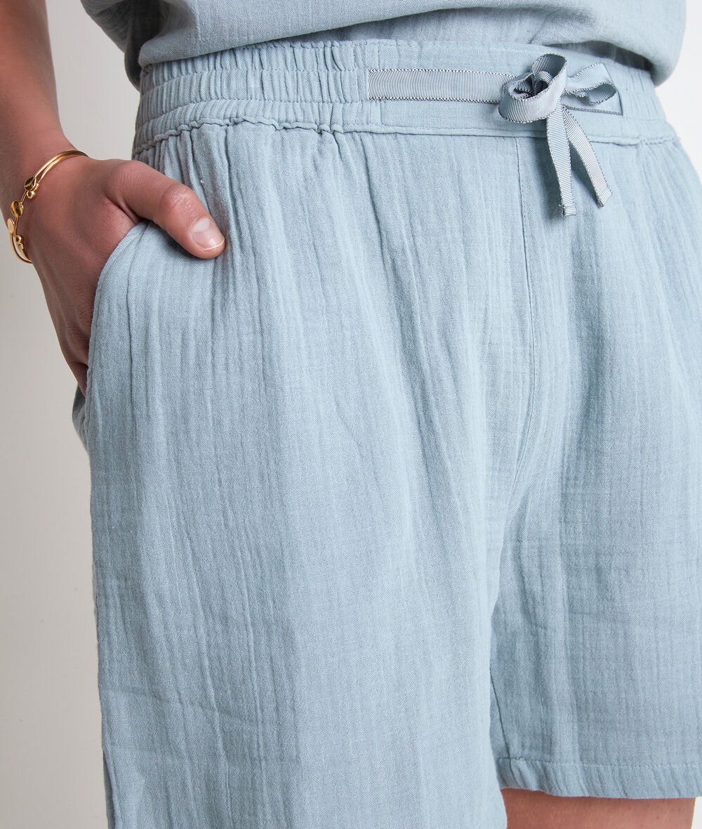 Short en coton céladon florice celadon.