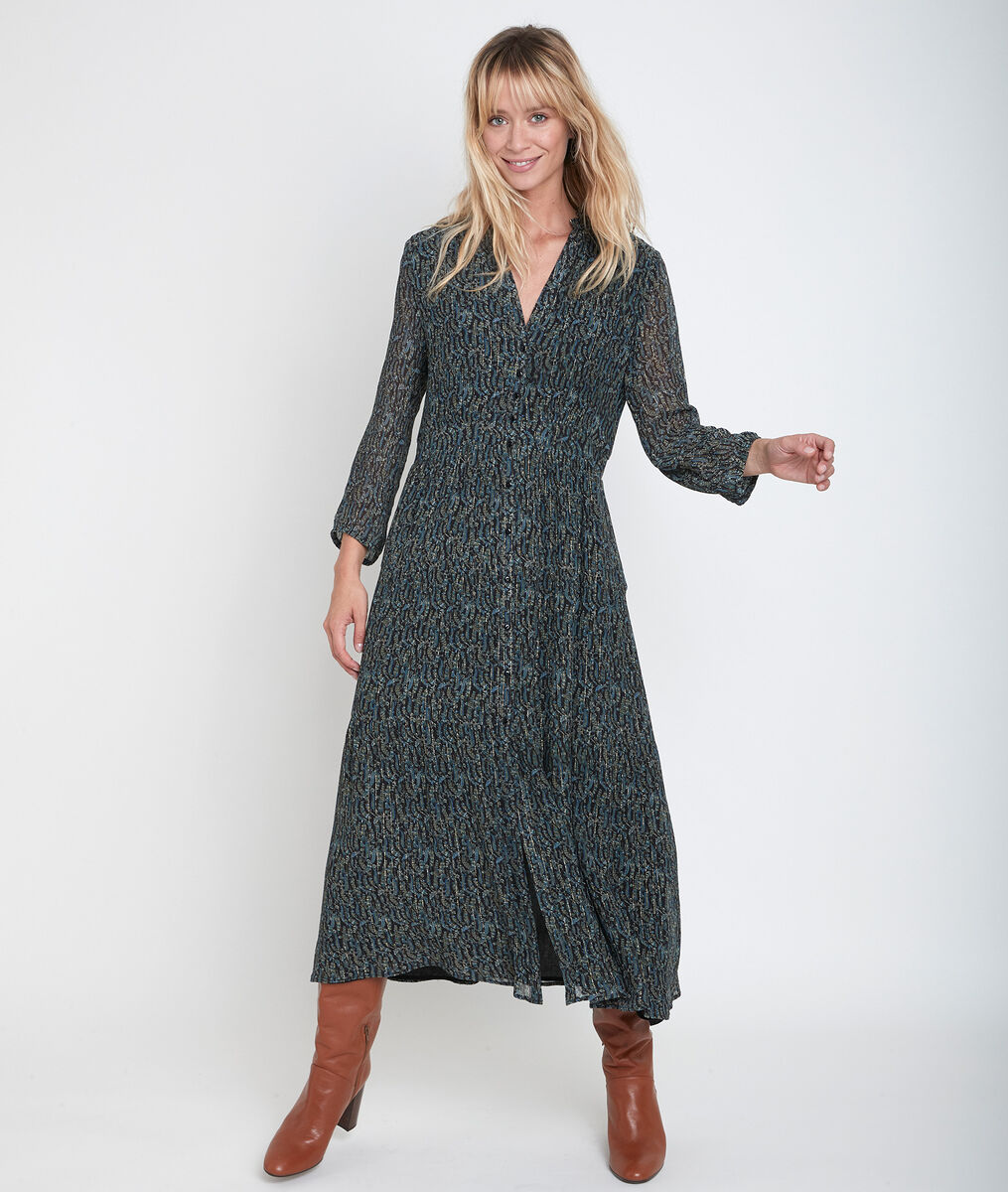 Robe longue imprimée Carola | 1-2-3 Robe longue imprimée Carola PhotoZ | 1-2-3