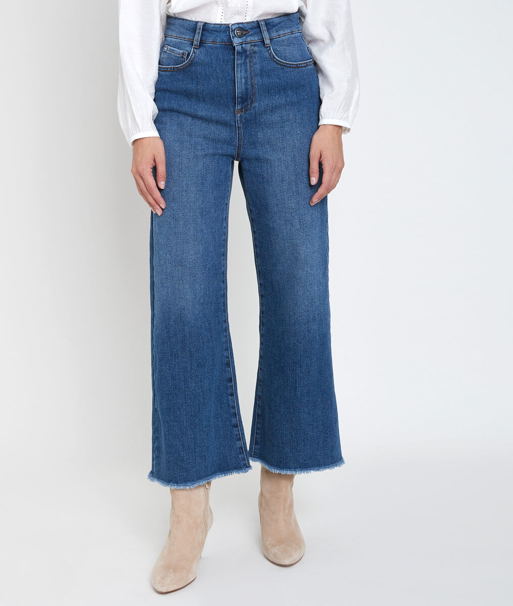 Jean wide leg en coton recyclé Pina | 1-2-3 Jean wide leg en coton recyclé Pina PhotoZ | 1-2-3