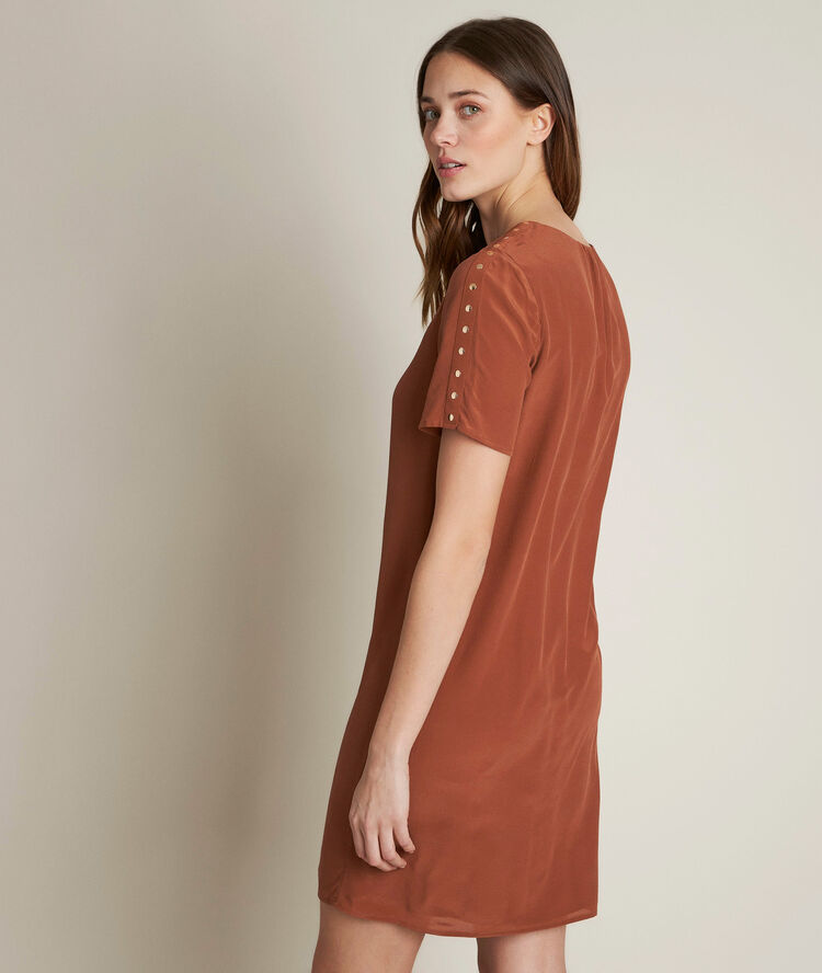 Robe en soie caramel cheryl caramel.