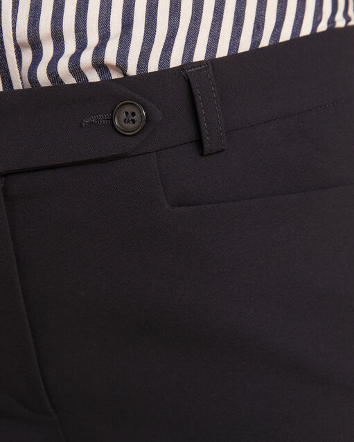 Pantalon de tailleur marine à pinces valero marine.