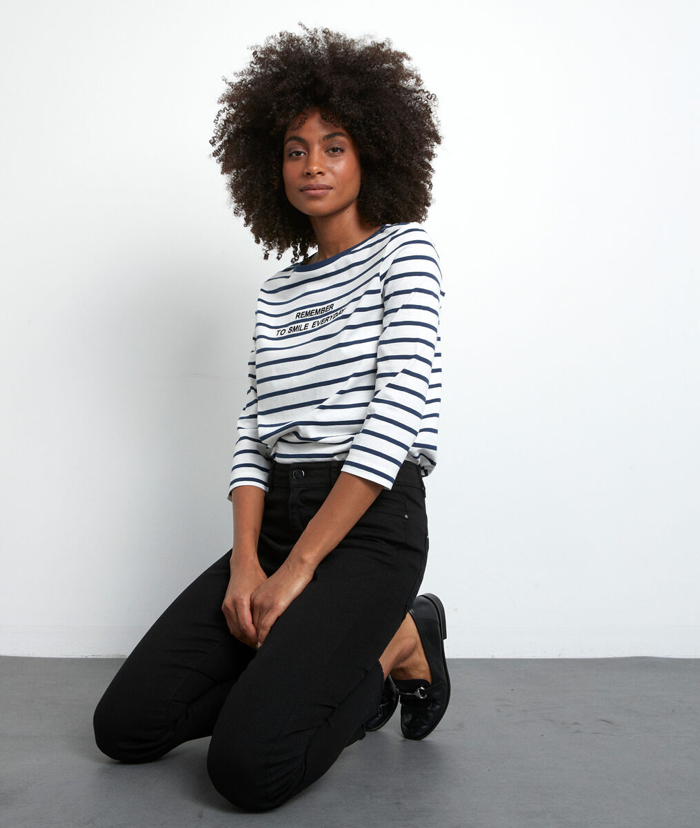 Geborduurd shirt in marinestijl Espoir | 1-2-3 Geborduurd shirt in marinestijl Espoir PhotoZ | 1-2-3