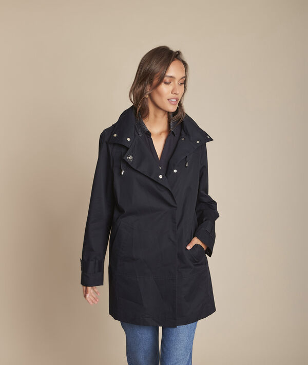 Parka marine légère déperlante Quenny | 1-2-3 Parka marine légère déperlante Quenny PhotoZ | 1-2-3
