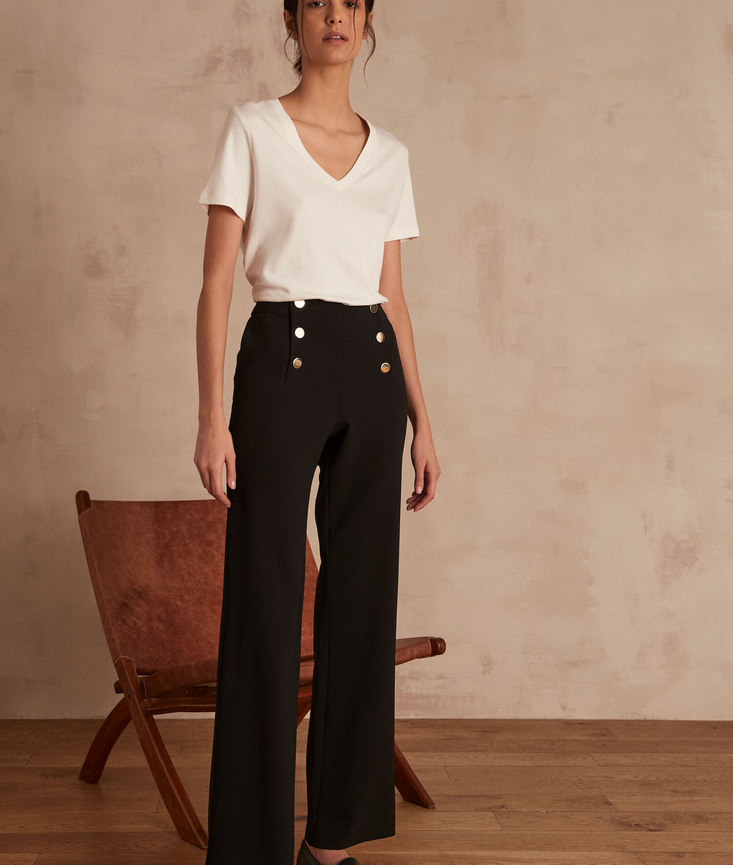Pantalon flare hubert