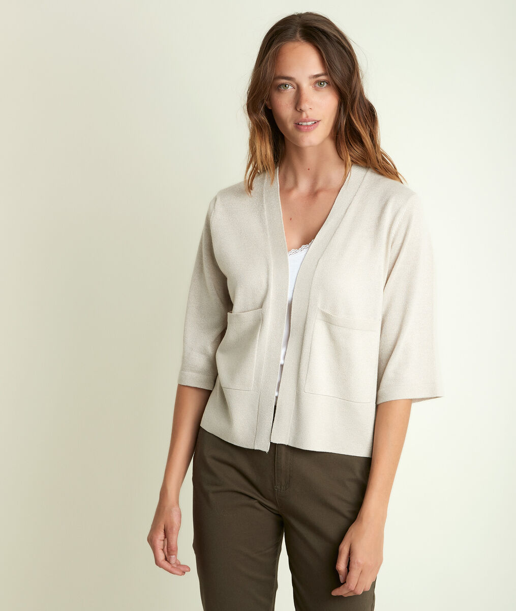 Gilet court brillant Reine | 1-2-3 Gilet court brillant Reine PhotoZ | 1-2-3
