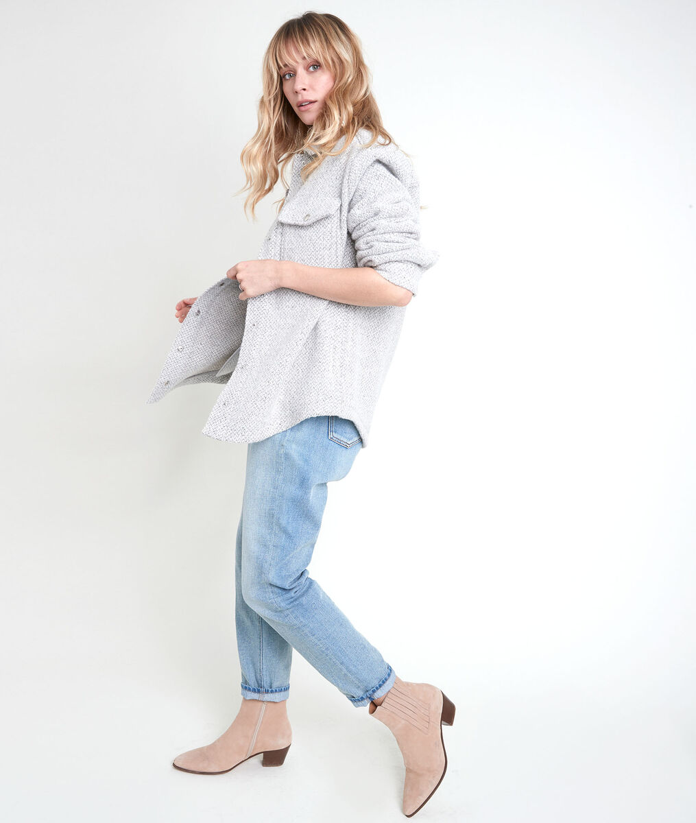 Manteau laine fantaisie Jennifer | 1-2-3 Manteau laine fantaisie Jennifer PhotoZ | 1-2-3