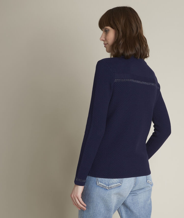 Pull ottoman dolce encre.