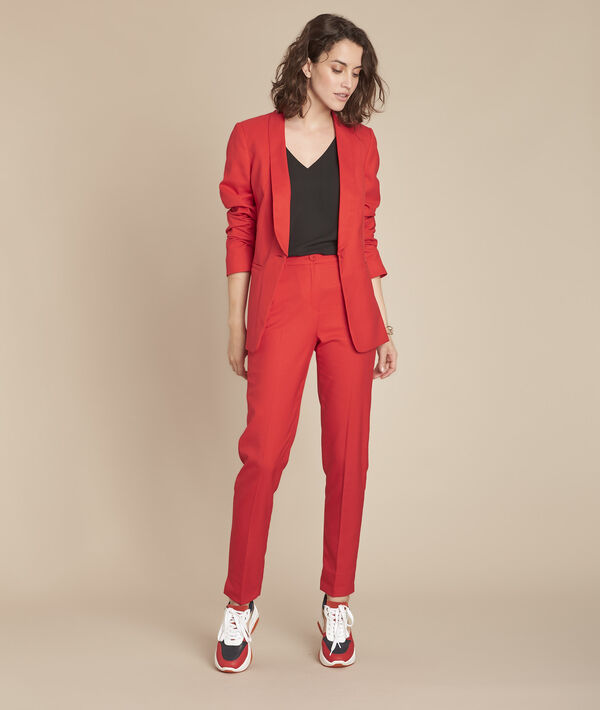 Pantalon rouge cigarette Emile | 1-2-3 Pantalon rouge cigarette Emile PhotoZ | 1-2-3