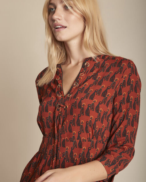 roba acajou imprimée Ivita (2) - Maison 123