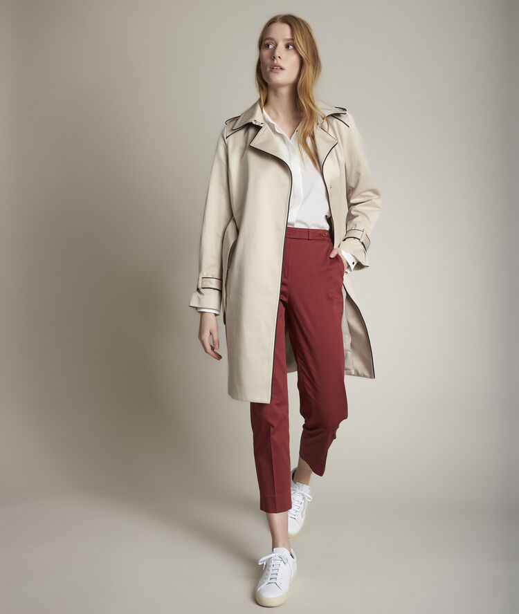 Porto sigaretbroek rubis perzik.