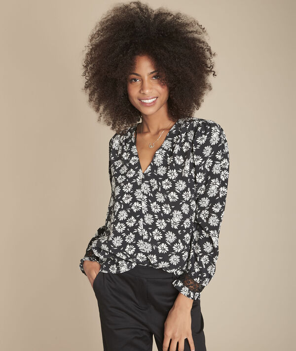 Blouse imprimé marguerite Malice | 1-2-3 Blouse imprimé marguerite Malice PhotoZ | 1-2-3