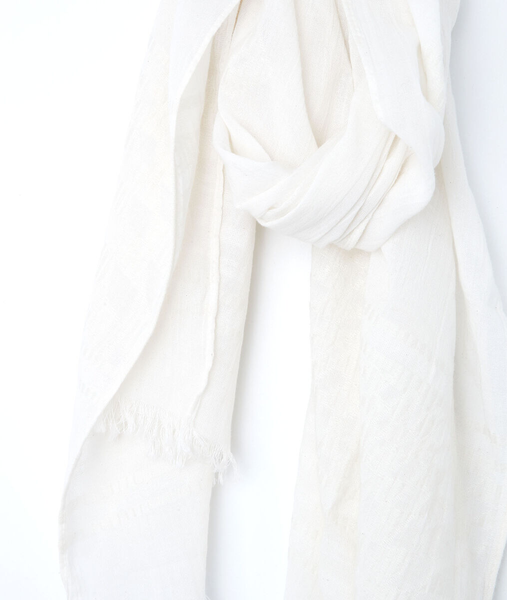 Foulard en coton biologique beige Brooklyn | 1-2-3 Foulard en coton biologique beige Brooklyn PhotoZ | 1-2-3