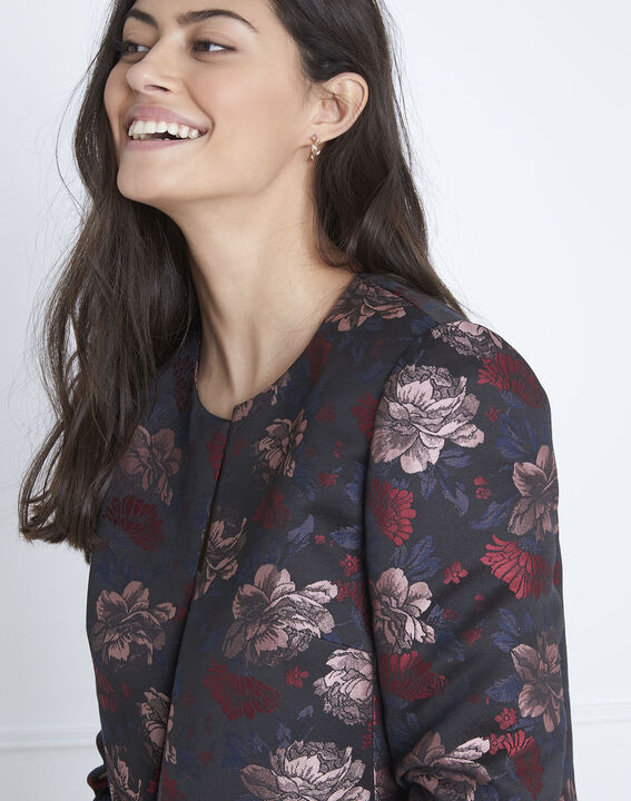 Boléro imprimé fleuri jacquard Flower | 1-2-3 Boléro imprimé fleuri jacquard Flower PhotoZ | 1-2-3