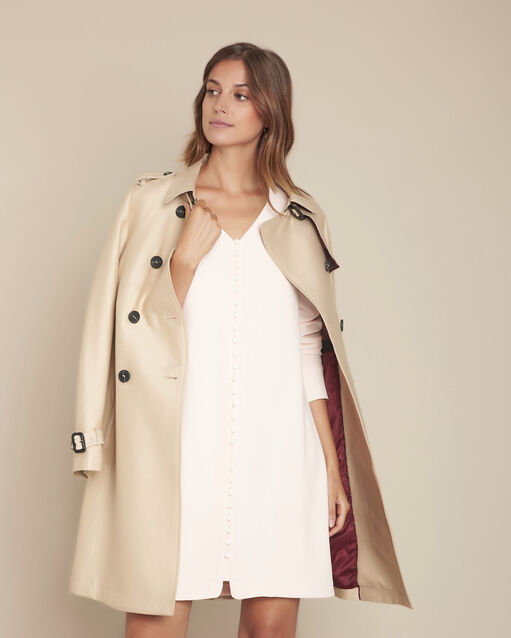 Robe rose à boutons recouverts Isaure (2) - Maison 123