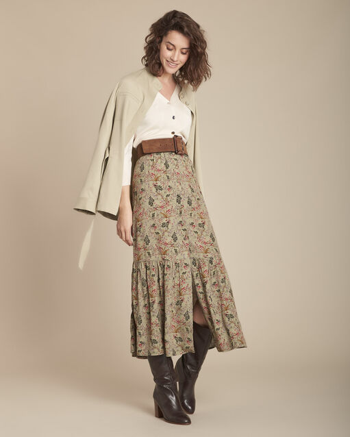 Beigefarbener Pullover Jersey Fabienne (2) - Maison 123