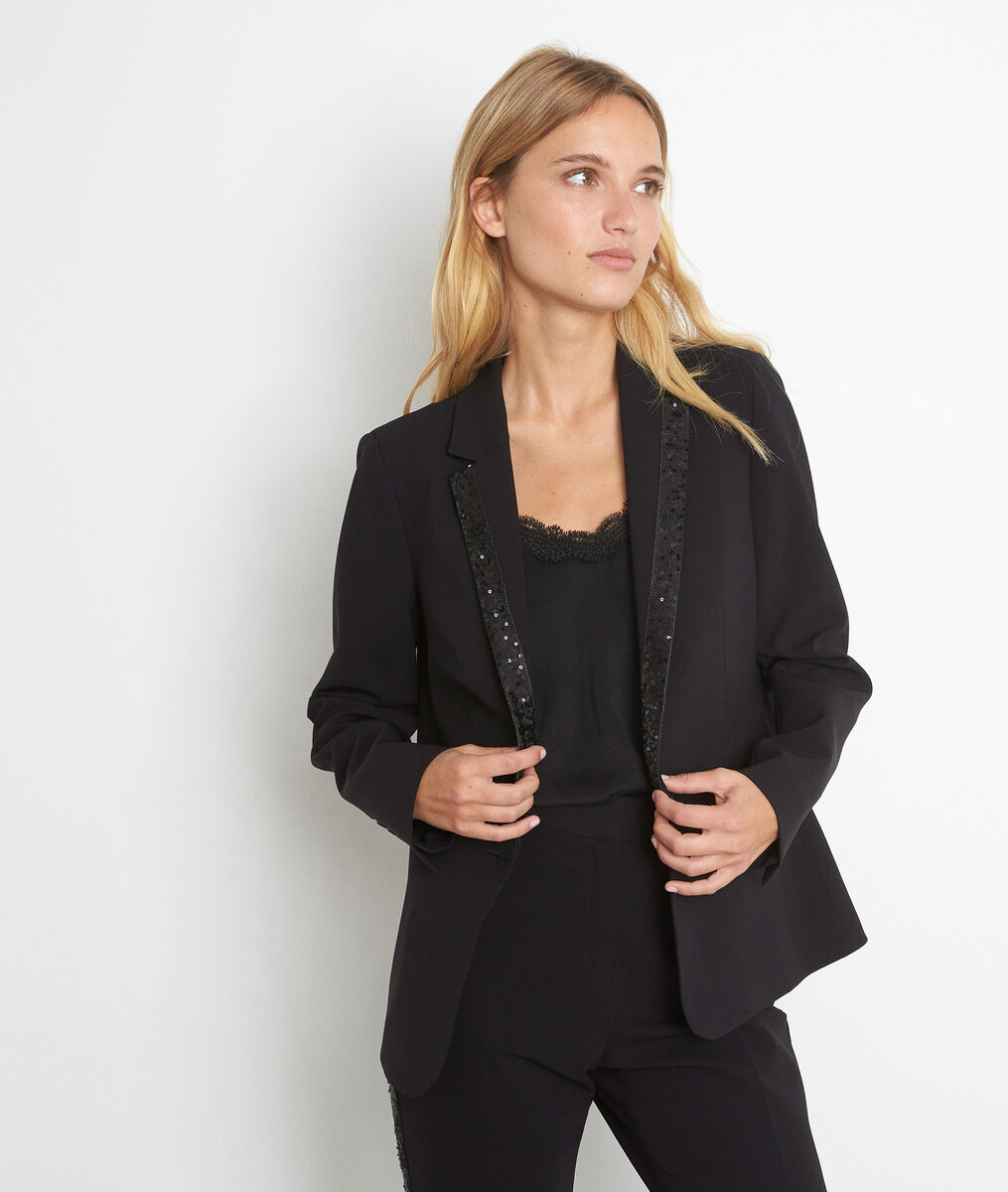 Veste en microfibre sequins Tilena | 1-2-3 Veste en microfibre sequins Tilena PhotoZ | 1-2-3
