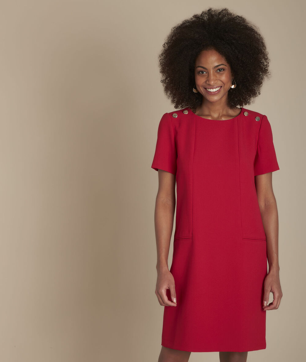 Robe droite compacte idylle grenade.