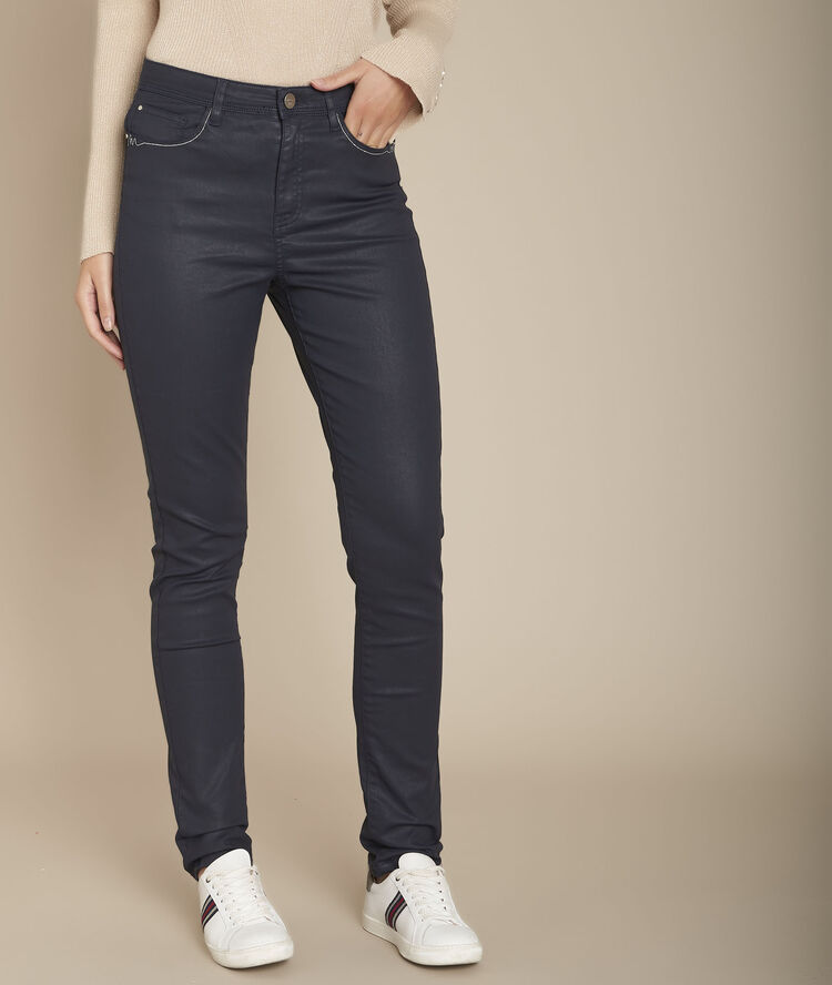 Die ikonische marineblaue slim jeans socrate marineblau.