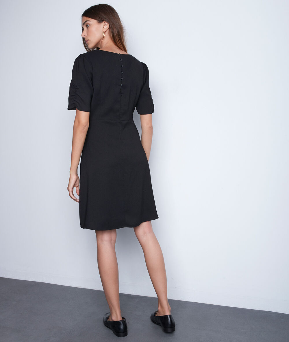 Petite robe noire courte sally noir.