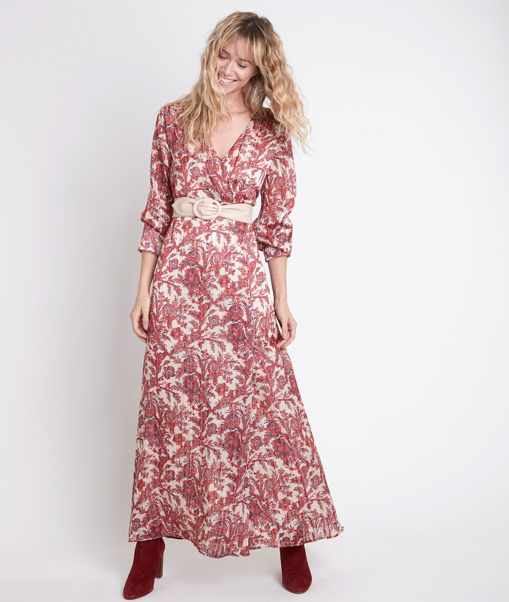 Robe longue imprimée bohème Cathel | 1-2-3 Robe longue imprimée bohème Cathel PhotoZ | 1-2-3