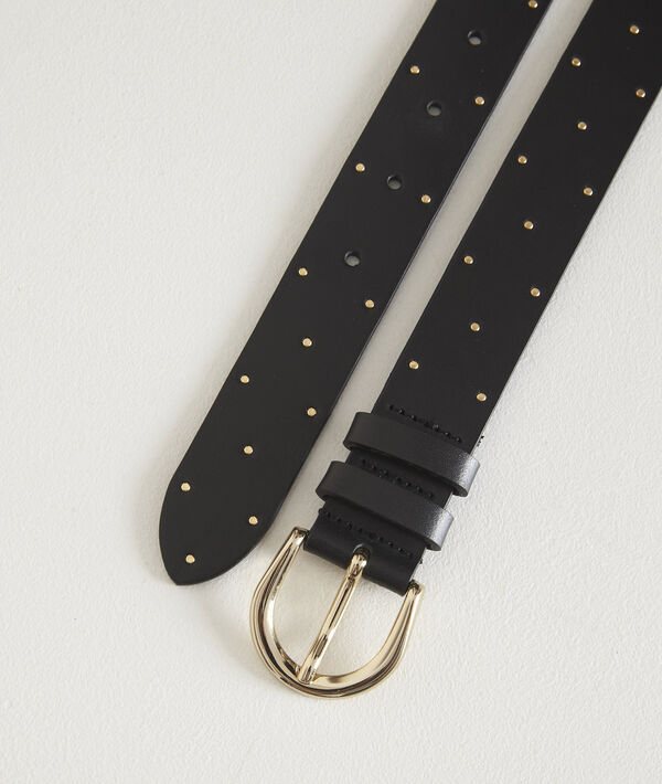 Ceinture en cuir noire Arock | 1-2-3 Ceinture en cuir noire Arock PhotoZ | 1-2-3