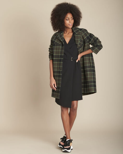 Robe en microfibre noire Idelma (1) - Maison 123