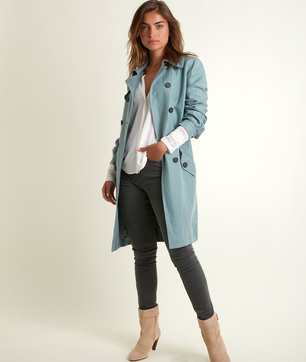 Trench en lin et coton Sadao | 1-2-3 Trench en lin et coton Sadao PhotoZ | 1-2-3