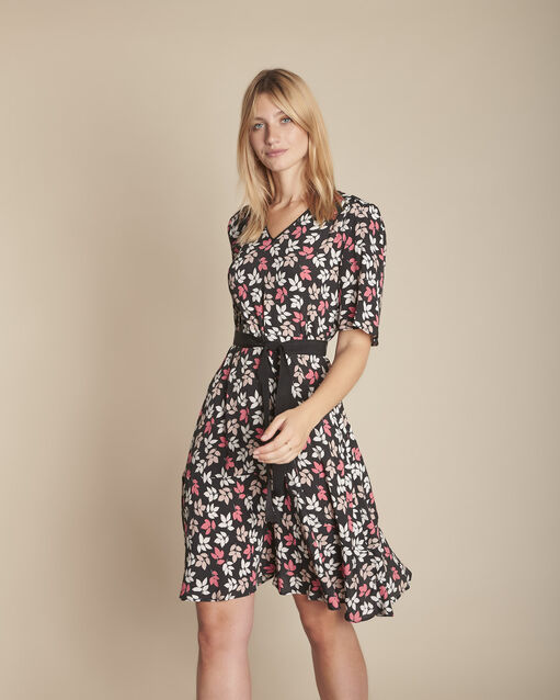 Robe cache-coeur imprimée Iroma (1) - Maison 123