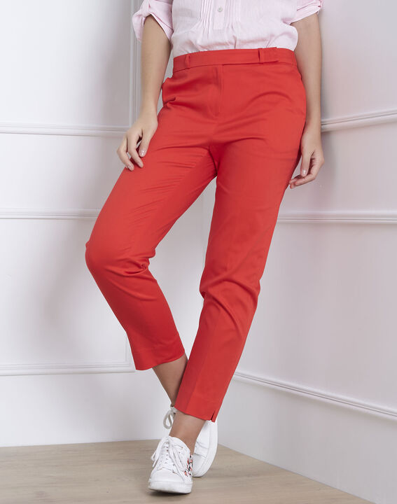 Pantalon corail cigarette Rubis | 1-2-3 Pantalon corail cigarette Rubis PhotoZ | 1-2-3