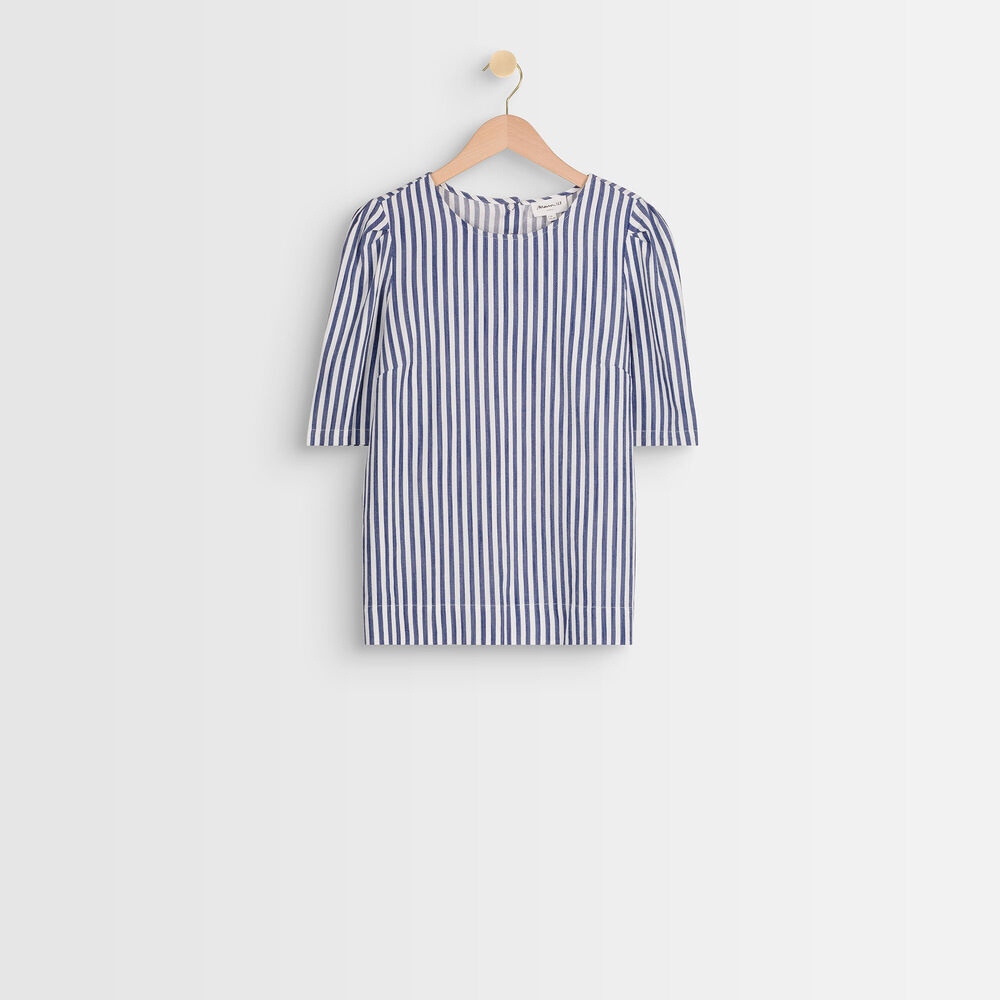 Blouse rayée enora blanc.