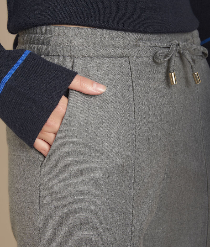 Pantalon jogging gris chiné envol chine moyen.