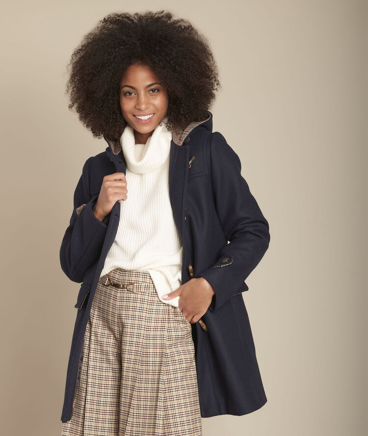 Coltrui van wol en kasjmier fragile ecru.