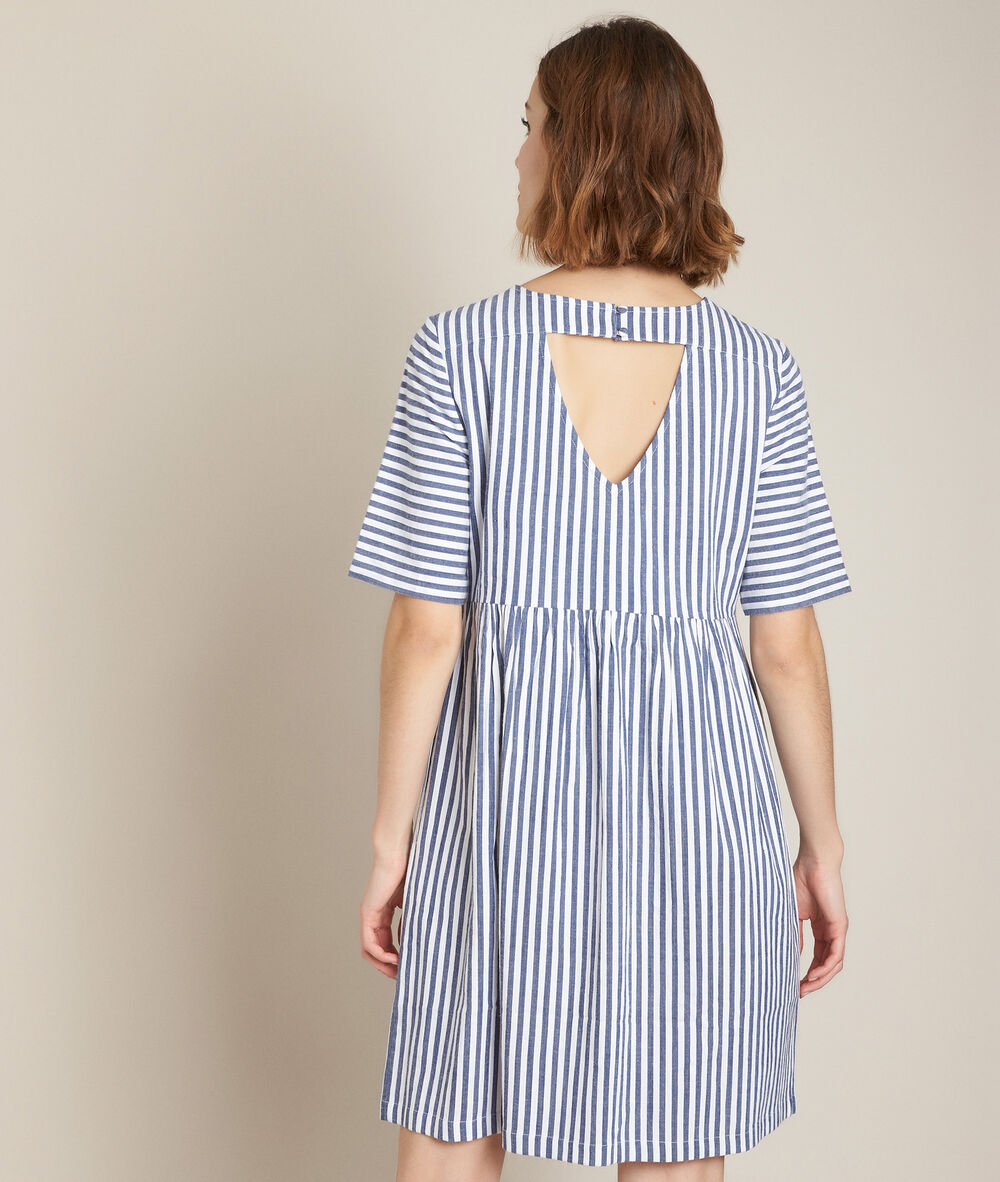 Gestreiftes Kleid Chaima Damen Maison 123
