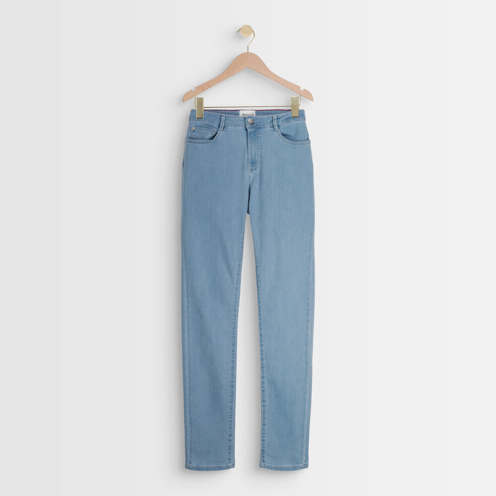 L'iconique slim : jean stone suzy double stone.