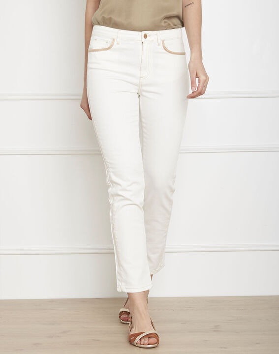 Jean &eacute;cru droit tresse poches Opera PhotoZ | 1-2-3