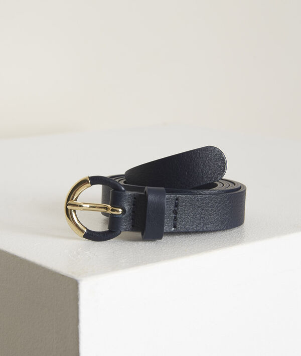 Ceinture en cuir marine Pilar | 1-2-3 Ceinture en cuir marine Pilar PhotoZ | 1-2-3