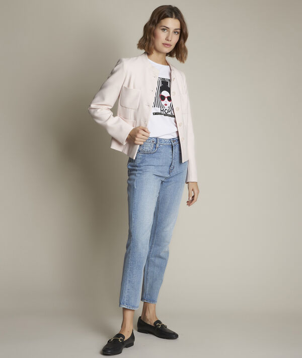 Veste compacte nude Lou | 1-2-3 Veste compacte nude Lou PhotoZ | 1-2-3