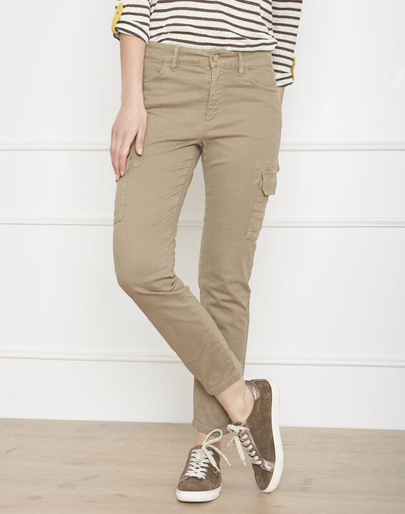 Pantalon kaki cargo Carolina | 1-2-3 Pantalon kaki cargo Carolina PhotoZ | 1-2-3