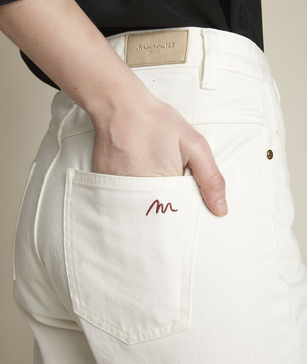 Le lovely mum: jean blanc Solene | 1-2-3 Le lovely mum: jean blanc Solene PhotoZ | 1-2-3