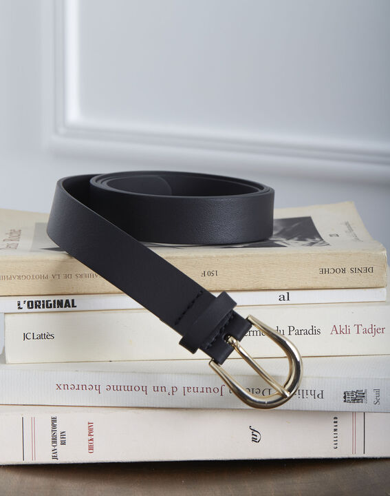 Ceinture noire en cuir Karine | 1-2-3 Ceinture noire en cuir Karine PhotoZ | 1-2-3