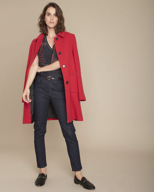 Tee-shirt bimatière imprimé Motive (2) - Maison 123